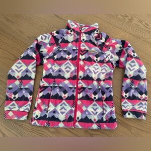 Columbia Vibrant Fleece Jacket - Pink, Purple, Black